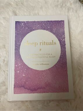 sleep rituals Hardcover Book - Purple Cover